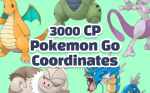 3000 CP Pokemon Go Coordinates