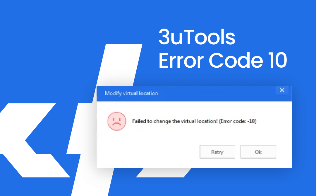 3utools Error Code 10