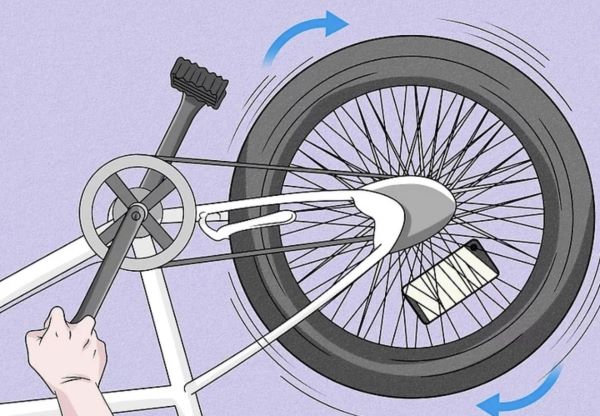 Fasten iPhone to Bicycle Wheel