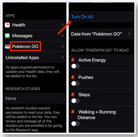 Fix the Pokemon GO Adventure Sync not working issue