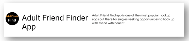 Adult Friend Finder