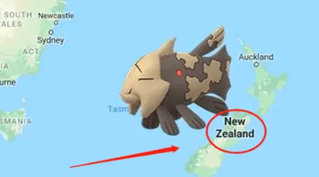Get Relicanth from Oceania Region
