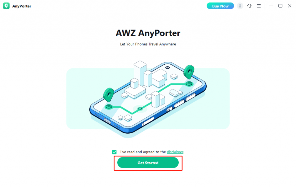 How to auto-walk in Pokemon GO in AWZ AnyPorter