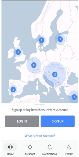 Change country location
