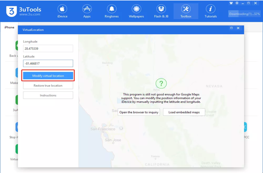 How to Change Location on iOS with 3uTools virtual location 3