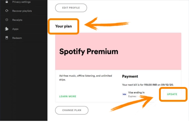Change Spotify Country