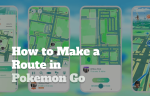 How to create a route in Pokemon Go