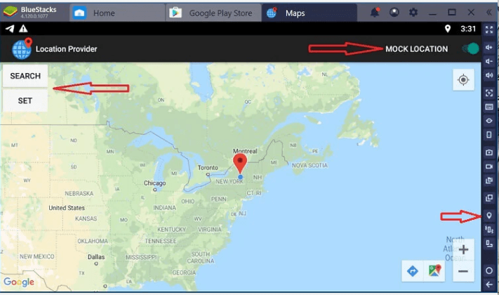 Fake GPS on Grindr with Bluestacks