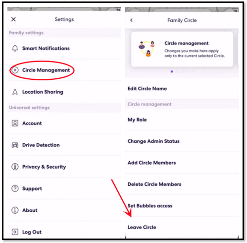 How to Leave a Life360 Circle Created by Others