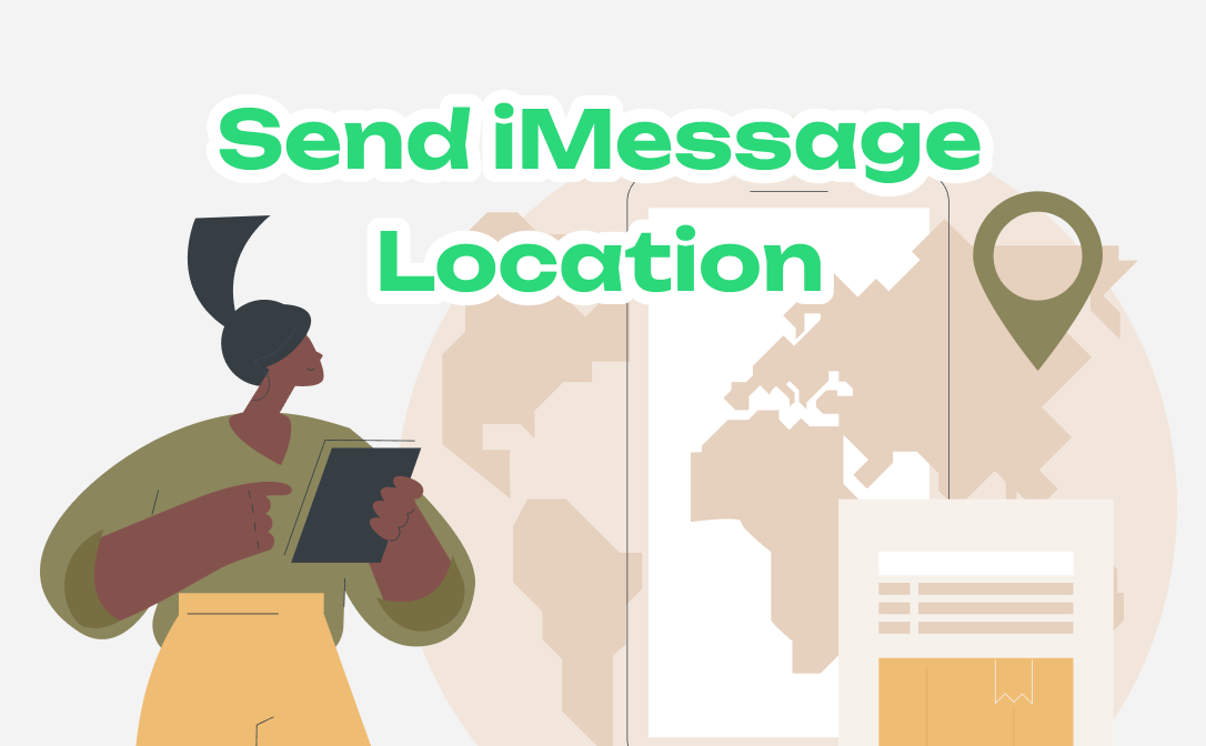 how to send location via iMessage
