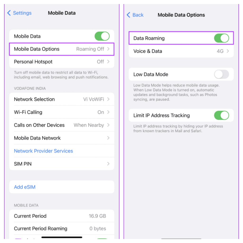 Turn Cellular Data On and Off