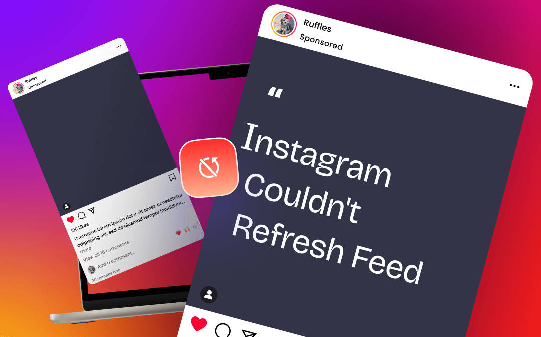 instagram couldn't refresh feed