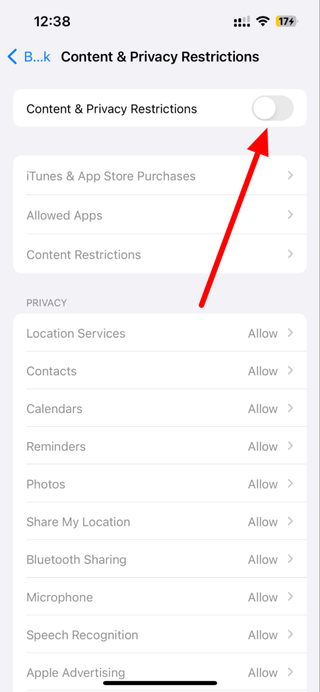 pictures not downloading in iMessage parent control and restriction
