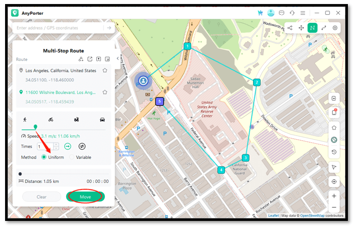 Pokemon GO walking hack - AWZ Anyporter