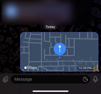 Share Location on Telegram