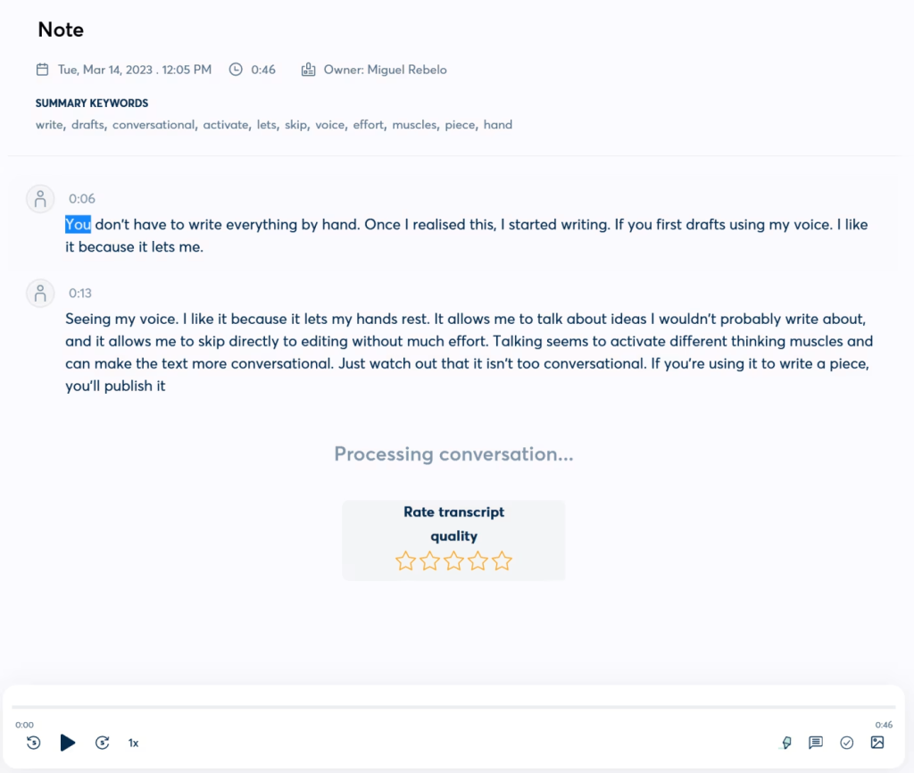 ranscribe Audio to Text Mac with Otter.ai