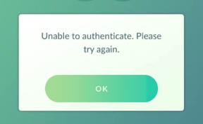Unable to Authenticate Issue