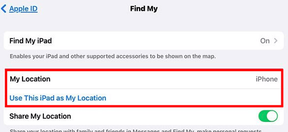 Stop Sharing Location from Find My